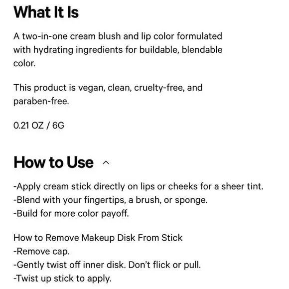 🌷2/$30 Milk Makeup FLIP (True red) Lip + Cheek Cream Color New Full Size - Picture 8 of 13